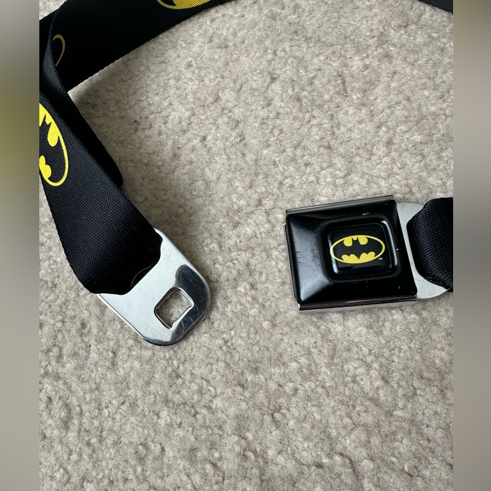 Buckle Down Seat Belt Batman L DC Comics
Yellow Bat Signal Adjustable - Picture 10 of 10